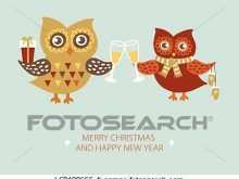 96 Blank Owl Christmas Card Template Layouts with Owl Christmas Card Template