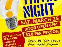 96 Blank Trivia Night Flyer Template For Free for Trivia Night Flyer Template