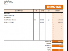 96 Create Company Invoice Format In Excel For Free with Company Invoice Format In Excel