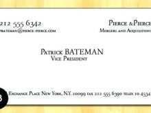 96 Create Patrick Bateman Business Card Template Word Now for Patrick Bateman Business Card Template Word