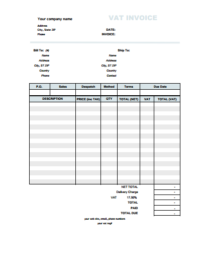 96 Creating Vat Invoice Format Nepal Download for Vat Invoice Format Nepal