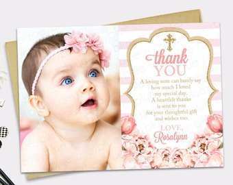 96 Creative Baptism Thank You Card Template Free Photo for Baptism Thank You Card Template Free