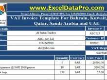 96 Creative Gcc Vat Invoice Template For Free by Gcc Vat Invoice Template