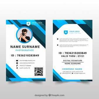 96 Creative Id Card Template Ai Free Download for Id Card Template Ai Free Download