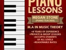 96 Creative Music Lesson Flyer Template Layouts by Music Lesson Flyer Template