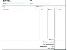 Contractor Invoice Template Xls