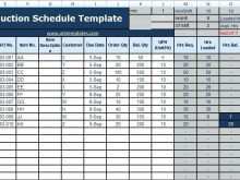 96 Customize Live Production Schedule Template Templates for Live Production Schedule Template