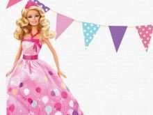 96 Customize Our Free Birthday Card Template Barbie Formating for Birthday Card Template Barbie