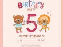 96 Customize Our Free Lion Birthday Card Template Templates for Lion Birthday Card Template