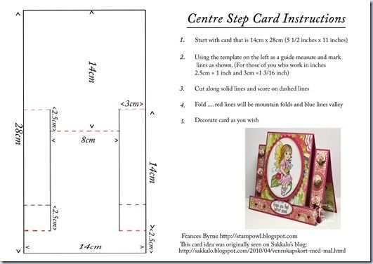 96 Format 3 Step Card Template With Stunning Design by 3 Step Card Template