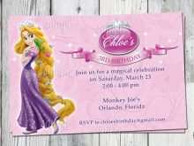 96 Format Rapunzel Birthday Card Template Download for Rapunzel Birthday Card Template