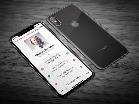 96 Free Iphone X Business Card Template With Stunning Design With Iphone X Business Card Template Cards Design Templates