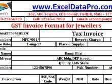 96 Free Job Work Under Gst Invoice Template in Photoshop with Job Work Under Gst Invoice Template