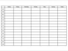 96 Free Printable Class Schedule Grid Template Now with Class Schedule Grid Template