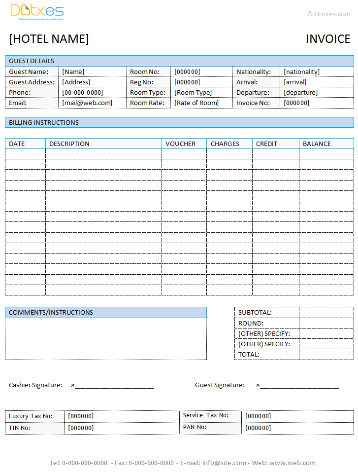 96 How To Create Hotel Invoice Template Uk With Stunning Design with Hotel Invoice Template Uk