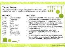 96 How To Create Recipe Card Template For Word Mac Download for Recipe Card Template For Word Mac