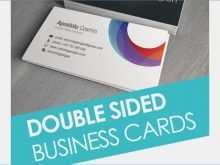 Two Sided Business Card Template Microsoft Word