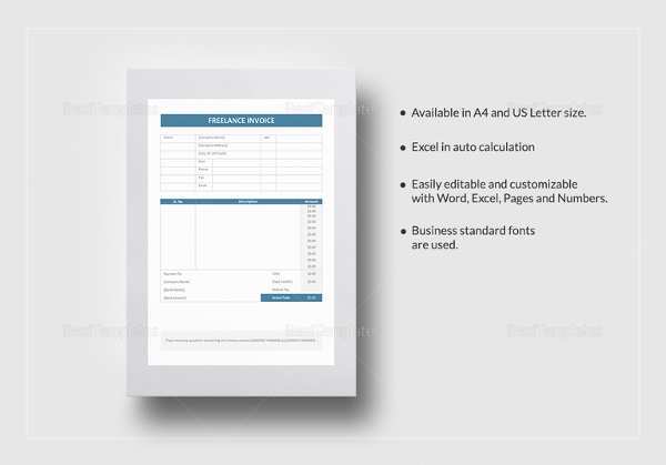 Film Invoice Template