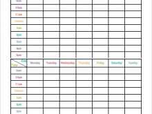 96 Printable Class Timetable Template Free Formating for Class Timetable Template Free