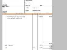 96 Printable Tax Invoice Template For Excel for Ms Word by Tax Invoice Template For Excel