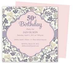 96 Report 50Th Birthday Card Invitation Templates for Ms Word by 50Th Birthday Card Invitation Templates