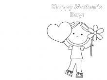 96 Report Mother S Day Card Template Black And White in Photoshop for Mother S Day Card Template Black And White