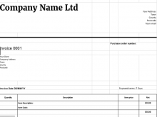 96 Report Uk Company Invoice Template in Photoshop with Uk Company Invoice Template