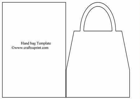 96 Standard Handbag Card Template Free Download for Ms Word for Handbag Card Template Free Download