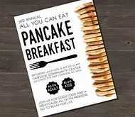 96 Standard Pancake Breakfast Flyer Template Templates for Pancake Breakfast Flyer Template
