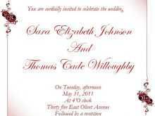 96 Standard Wedding Card Templates For Word Photo with Wedding Card Templates For Word