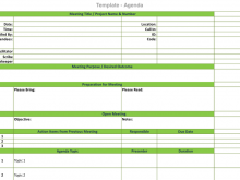 96 The Best Meeting Agenda Actions Template Formating with Meeting Agenda Actions Template