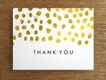 96 The Best Thank You Card Template Gold Layouts for Thank You Card Template Gold