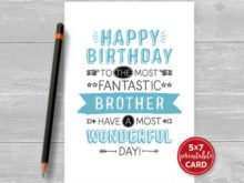 96 Visiting Birthday Card Template Brother Templates for Birthday Card Template Brother