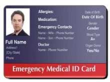 96 Visiting Hospital Id Card Template Photo with Hospital Id Card Template