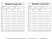 96 Visiting T Ball Lineup Card Template in Photoshop with T Ball Lineup Card Template