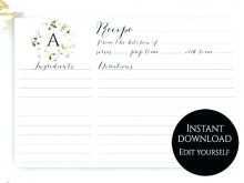 97 Adding 4X6 Recipe Card Template Free Maker by 4X6 Recipe Card Template Free