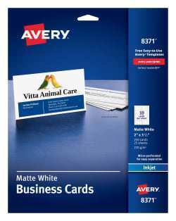 97 Adding Avery Business Card Template Landscape Download by Avery Business Card Template Landscape