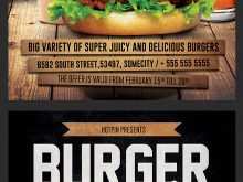 Burger Promotion Flyer Template