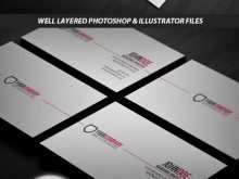 Business Card Template Ai Format