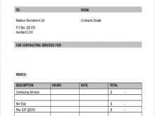 97 Best Contractor Service Invoice Template Formating with Contractor Service Invoice Template