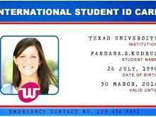 Student Id Card Template Free Download Word