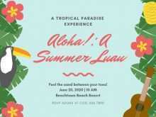 Luau Flyer Template