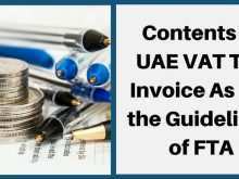 97 Blank Tax Invoice Format By Fta For Free for Tax Invoice Format By Fta