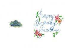 97 Create Birthday Card Template Grandma Templates with Birthday Card Template Grandma