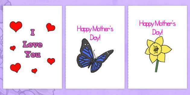 97 Create Mother S Day Card Pages Template Maker with Mother S Day Card Pages Template