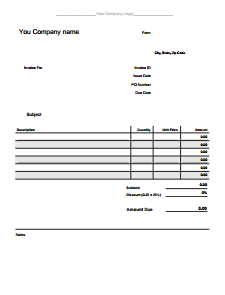 97 Create Quotation Invoice Template Now For Quotation Invoice Template Cards Design Templates