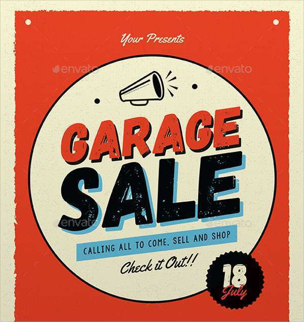 97 Create Yard Sale Flyer Template For Free with Yard Sale Flyer Template