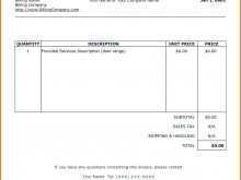 Marine Repair Invoice Template