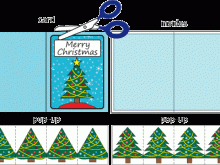 97 Creating Pop Up Christmas Card Templates Printables for Ms Word for Pop Up Christmas Card Templates Printables