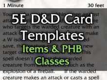 97 Creating Spell Card Template 5E Now with Spell Card Template 5E